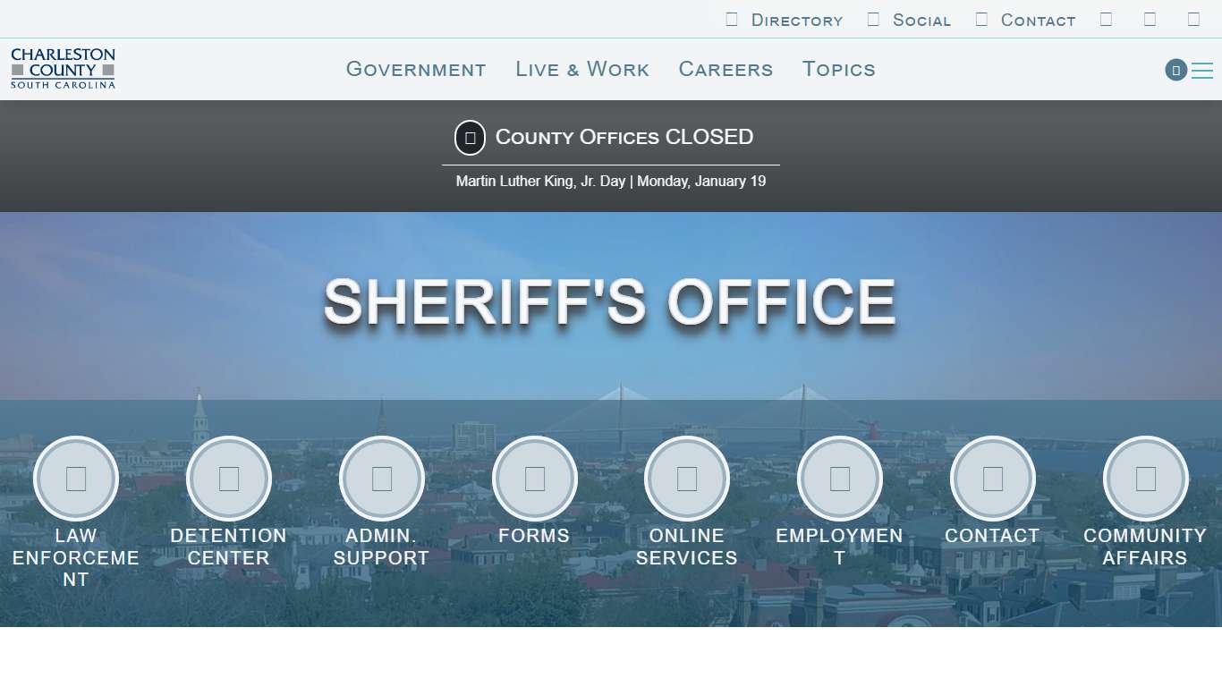 Charleston County Sheriff's Office: Sheriff Al Cannon Detention Center and Visitor Information