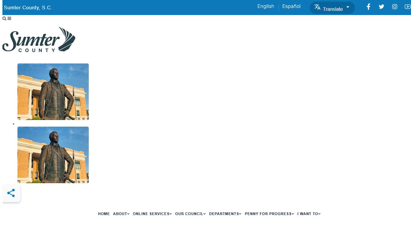Welcome to Sumter County, SC