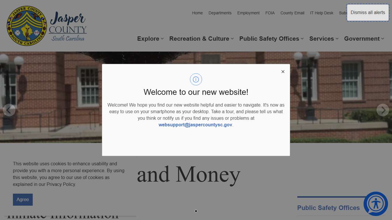 Sending Mail and Money | Jasper County